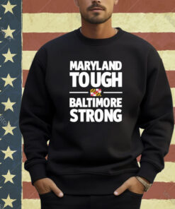Official Gov. Wes Moore Maryland Tough Baltimore Strong T-Shirt