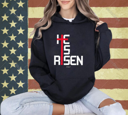 Official He Is Risen Cross 2024 T-shirt