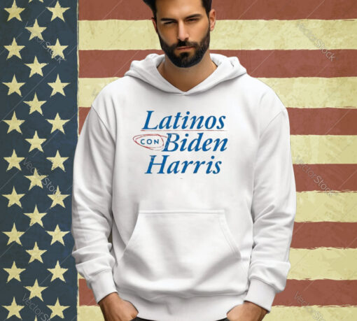 Official Joebiden Latinos Con Biden Harris T-Shirt