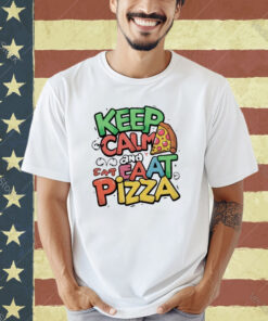 Official Keep Calm And Eat Pizza For Pizza Lover T-shirt