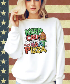 Official Keep Calm And Eat Pizza For Pizza Lover T-shirt