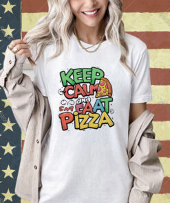 Official Keep Calm And Eat Pizza For Pizza Lover T-shirt