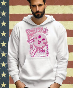 Official Kirby Round Pink Dream Man Cream Treat Please Enjoy The Value Of Desert T-shirt