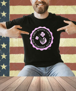 Official Ladies Sewing Circle And Terrorist Society T-Shirt