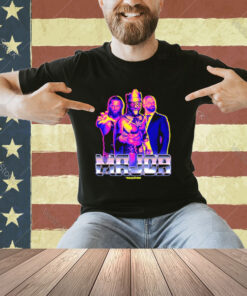 Official Major Wrestling Figure Podcast Major Chrome T-shirt