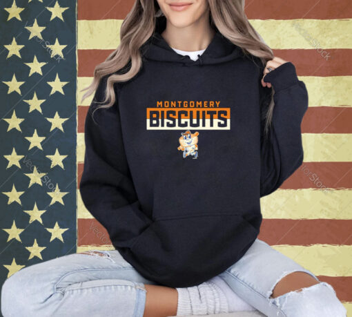 Official Montgomery Biscuits Adult Downset T-shirt