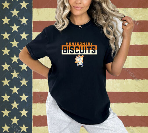 Official Montgomery Biscuits Adult Downset T-shirt