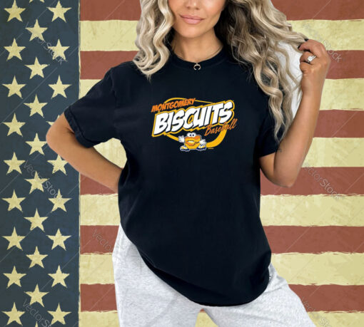 Official Montgomery Biscuits Baseball T-shirt