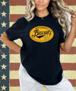 Official Montgomery Biscuits Minor League Baseball Logo T-shirt