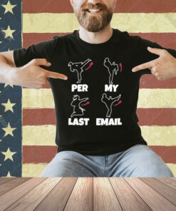 Official Per My Last Email Kungfu T-shirt