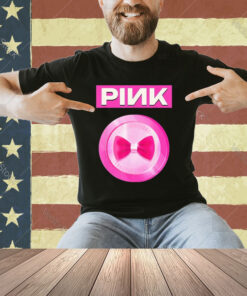 Official Pink Coins Bow T-shirt