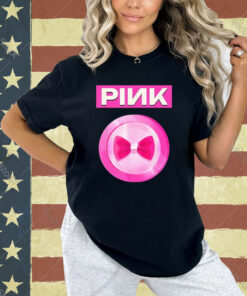 Official Pink Coins Bow T-shirt