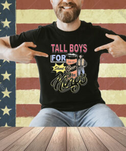 Official Tall Boys For Short Kings 24 Ozs Beer Boy T-shirt