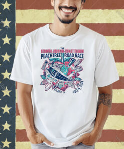 Official The Atlanta Journal Constitution Peachtree Road Race July 4 2024 T-shirt