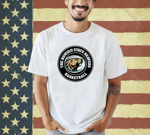 Official The Bemidji State Beavers Basketball Logo T-shirt