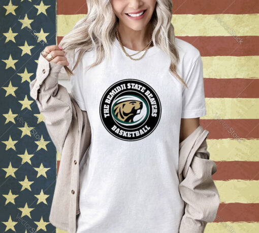 Official The Bemidji State Beavers Basketball Logo T-shirt