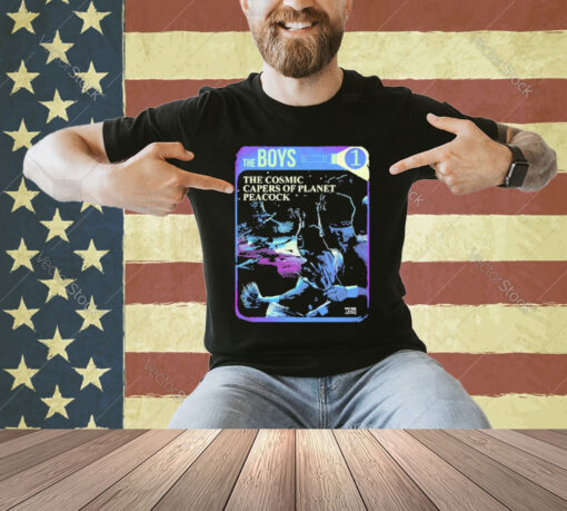 Official The Boys The Cosmic Capers Of Planet Peacock Vol 1 Ring Of Honor T-shirt