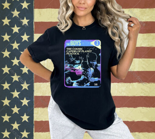 Official The Boys The Cosmic Capers Of Planet Peacock Vol 1 Ring Of Honor T-shirt