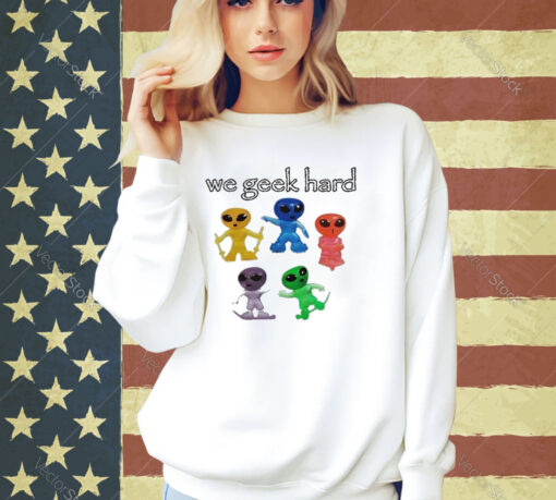 Official We Geek Hard Cringe T-Shirt