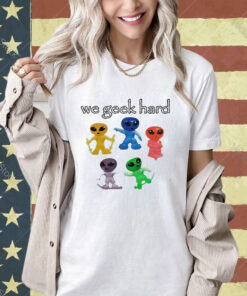 Official We Geek Hard Cringe T-Shirt