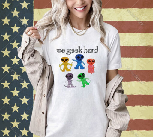 Official We Geek Hard Cringe T-Shirt