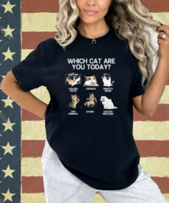 Official Which Cat Are You Today T-Shirt