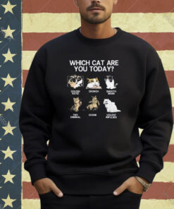 Official Which Cat Are You Today T-Shirt