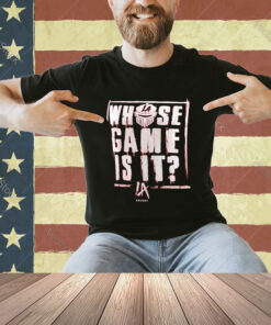 Official Whose Game Is It La Knight T-Shirt