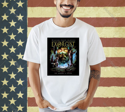 Official William Peter Blatty’s The Exorcist The Horror Is Legion T-shirt