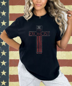 Official William Peter Blatty’s The Exorcist VII XVII XC cross T-shirt