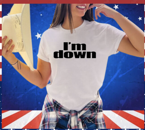 Olivia Rodrigo wearing im down Shirt