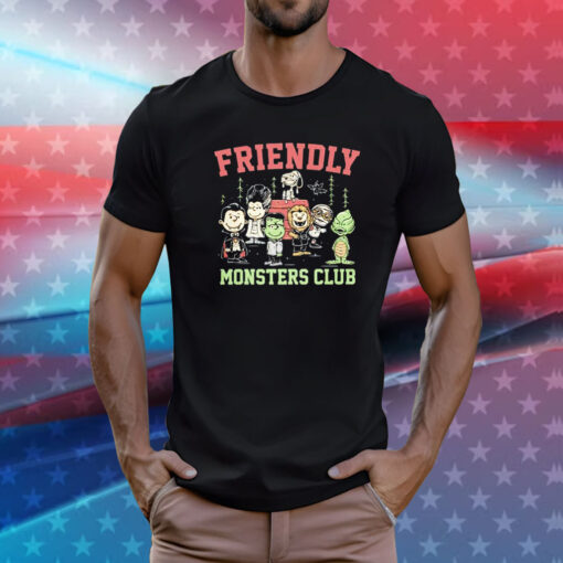 Peanuts Friendly Monsters Club T-Shirt