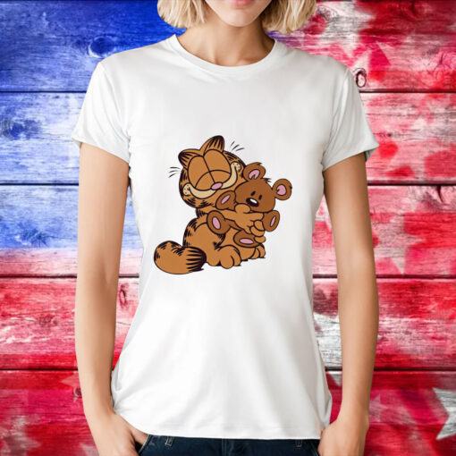 Ranbalt Garfield hug teddy bear T-Shirt