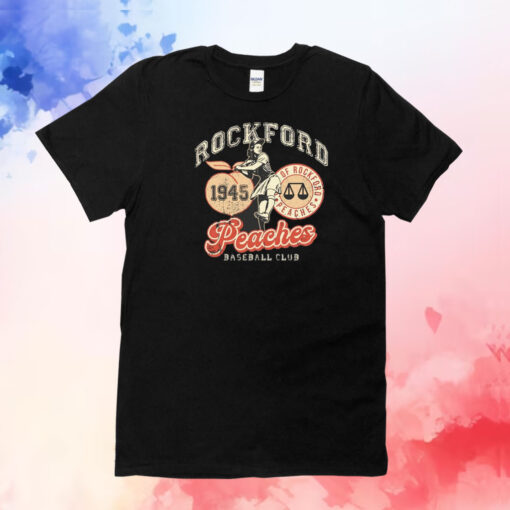 Rockford Peaches baseball club 1945 T-Shirt