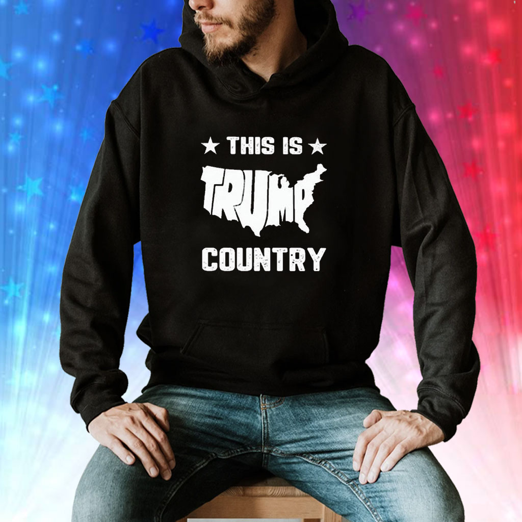This Is Trump Country Map Hoodie