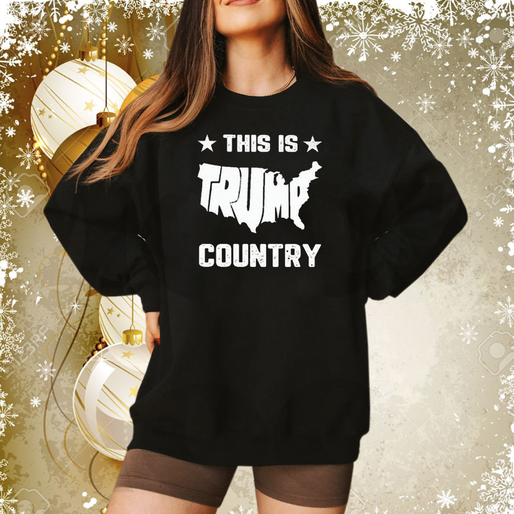 This Is Trump Country Map Sweatshirt