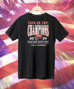 Western Kentucky Hilltoppers tops on top champions 2024 Tee Shirt