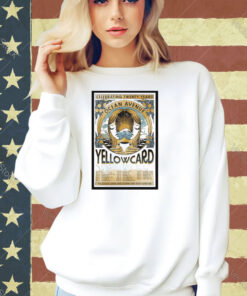Yellowcard 2024 Ocean Avenue 20 years Tour Poster T-Shirt