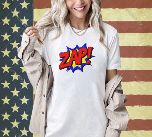 Zap comic book fight T-shirt
