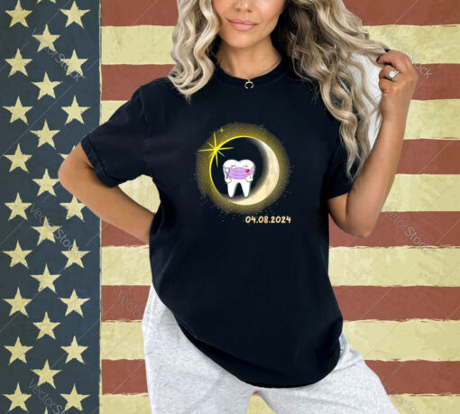 dentist Total Solar Eclipse 2024 teeth Dental Solar Eclipse T-Shirt