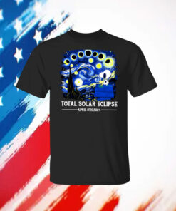 Snoopy and Woodstock Total Solar Eclipse 2024 Shirt