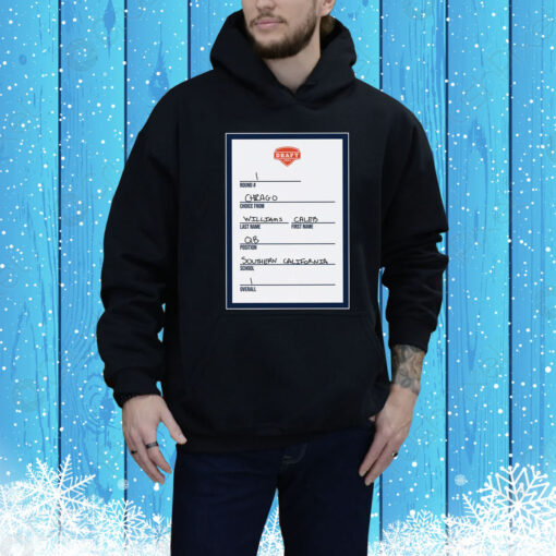 CHI Draft Card Hoodie Shirt