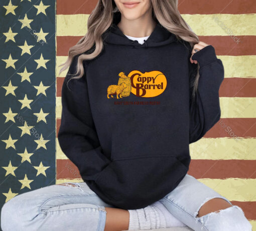 Cappy Barrel; capybara country store logo T-Shirt