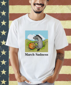 Donkey march sadness basketball T-shirt