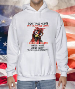 Don’t Piss Me Off I’m A Grumpy Old Man I Do What I Want Hoodie