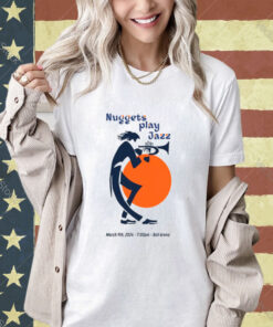 Funny Nuggets Play Jazz basketball T-shirt