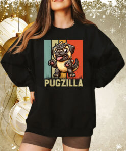 Official Funny Pug Owner Pugzilla Dog Lover Funny Animal Pet Breeder T-Shirt