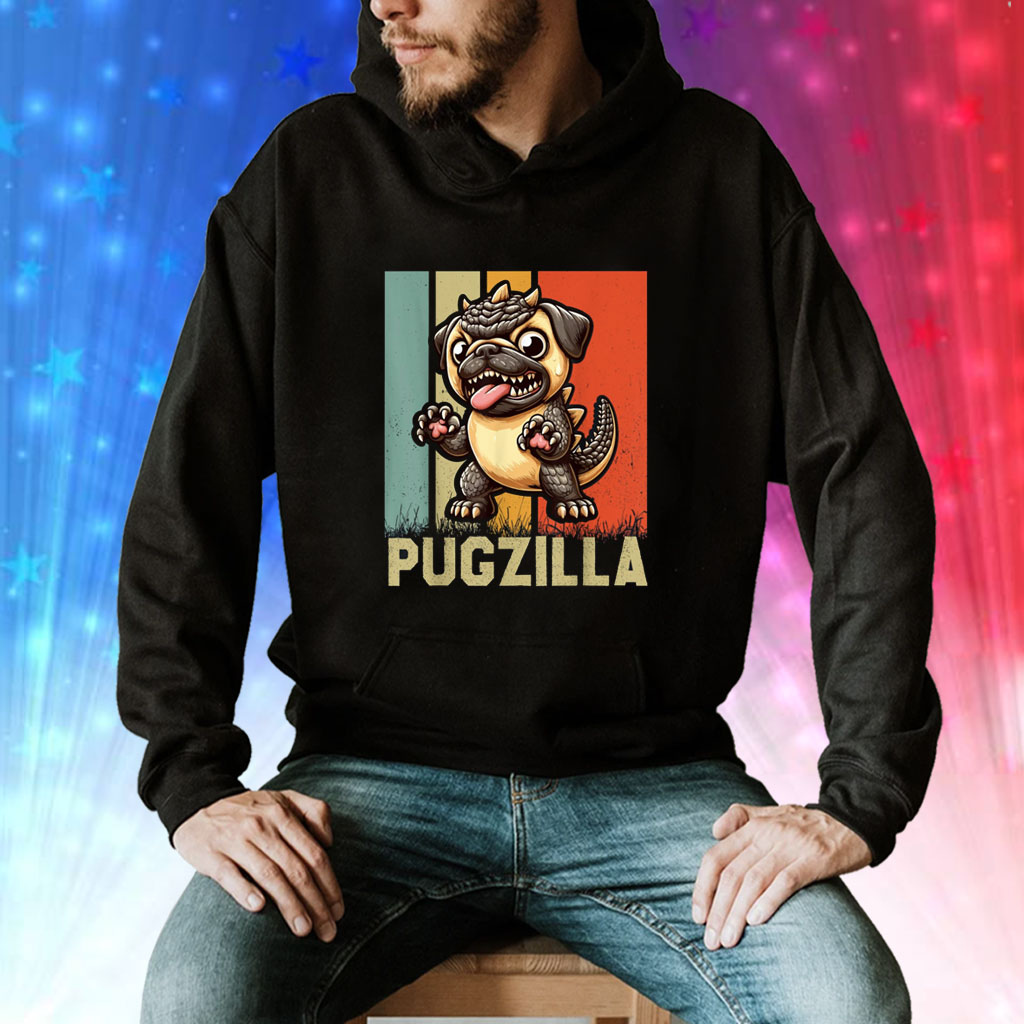 Official Funny Pug Owner Pugzilla Dog Lover Funny Animal Pet Breeder T-Shirts