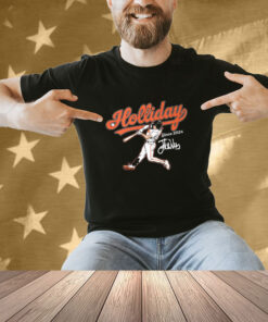 Jackson Holliday Orioles Baseball Slugger Swing T-Shirt