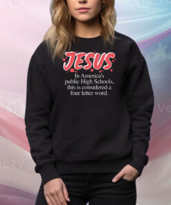 Jesus In America's Public High Schools, This Is Considered A Four Letter Word Hoodie TShirts
